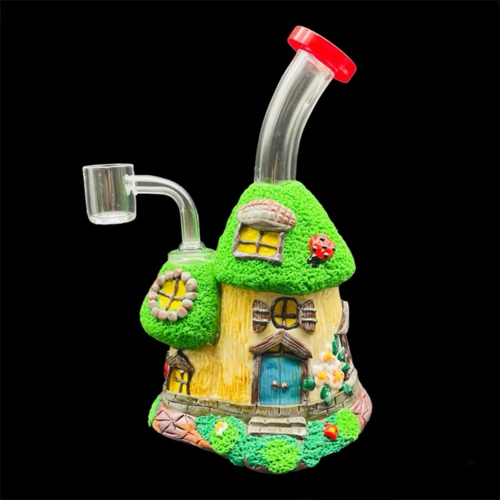 Unique Hand Painted Glass Device Set